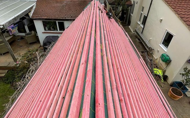 pitched roofing batons