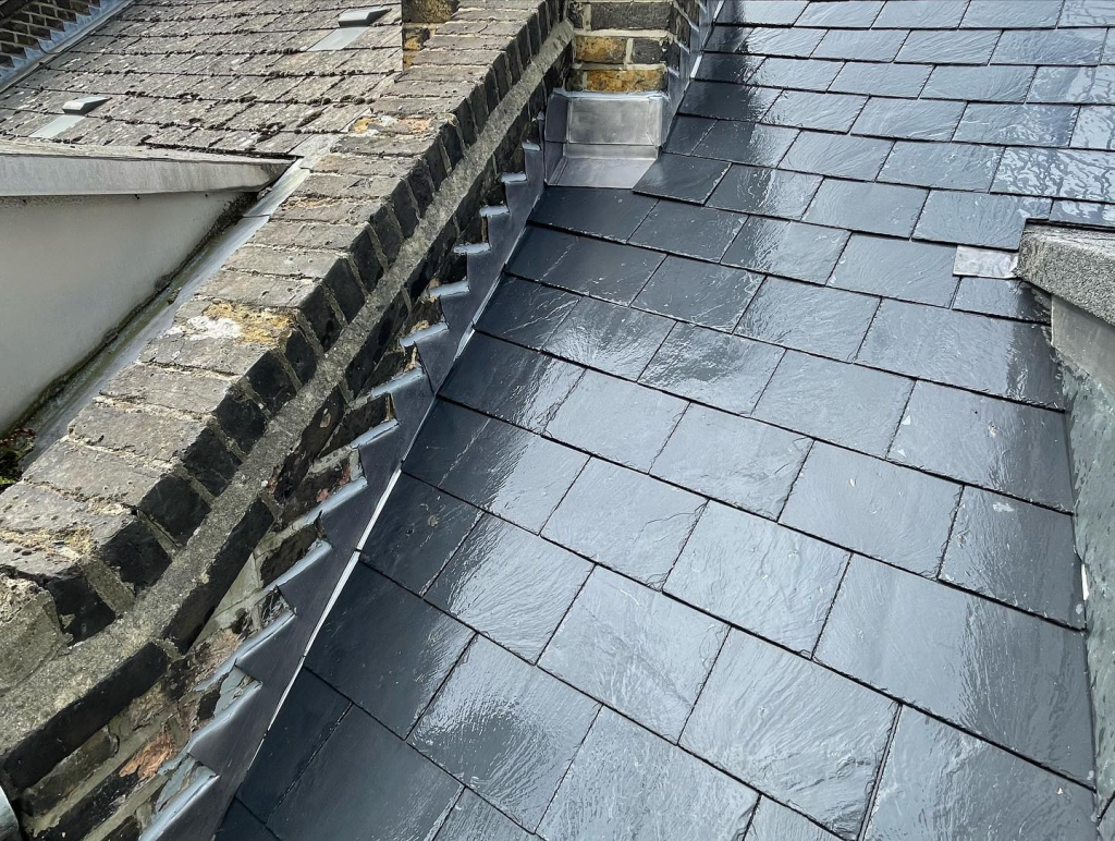 Spanish natural slate roof BT Roofing Services Limited